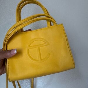 Telfar Yellow Mini Bag